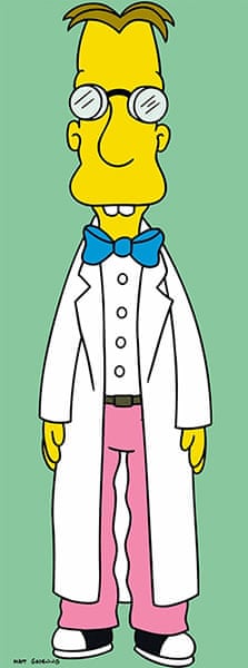Scientist in Fiction:  The Simpsons ,  Professor Frink, scientist,