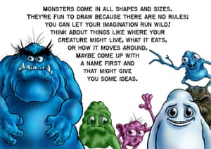 How To Draw Monsters Children S Books The Guardian How To Draw Monsters Children S Books The Guardian