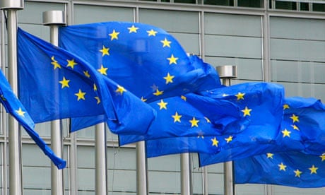 EU flags