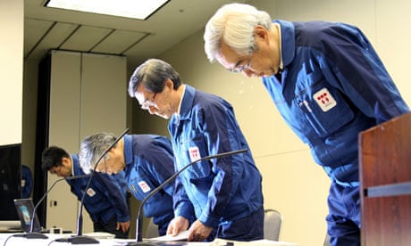 Tepco bosses apologise for Japan nuclear plant crisis