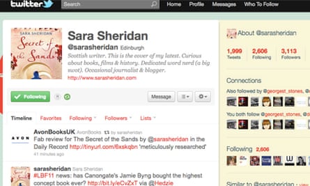 Sheridan has more than 3,000 followers on Twitter