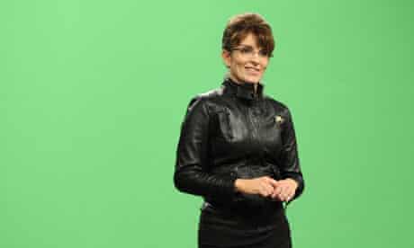 Tina Fey as Sarah Palin on Saturday Night Live, April 2010.