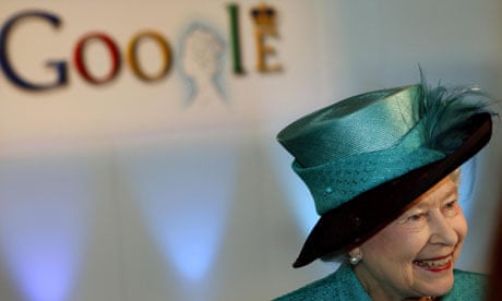 Crowning achievement ... Google makes the most of its UK presence