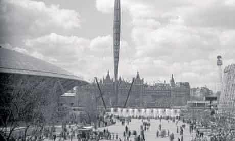 The Festival of Britain on the south bank, 1951