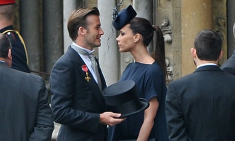 David Beckham & His Family Arrive At Victoria's Fashion Show In