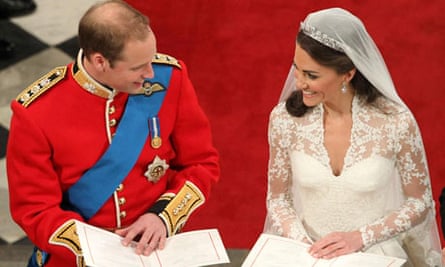 Royal Wedding: Prince William and Kate Middleton read during their wedding service