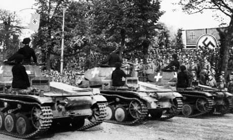 German tanks on parade in Poland