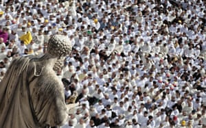 Beatification: Priests attend the mass for the beatification of Pope John Paul II 