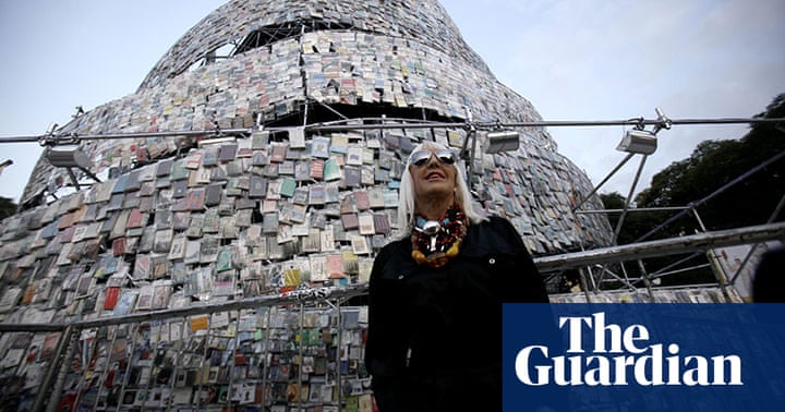Tower Of Babel Made From Books In Pictures Books The Guardian Tower Of Babel Made From Books In Pictures Books The Guardian
