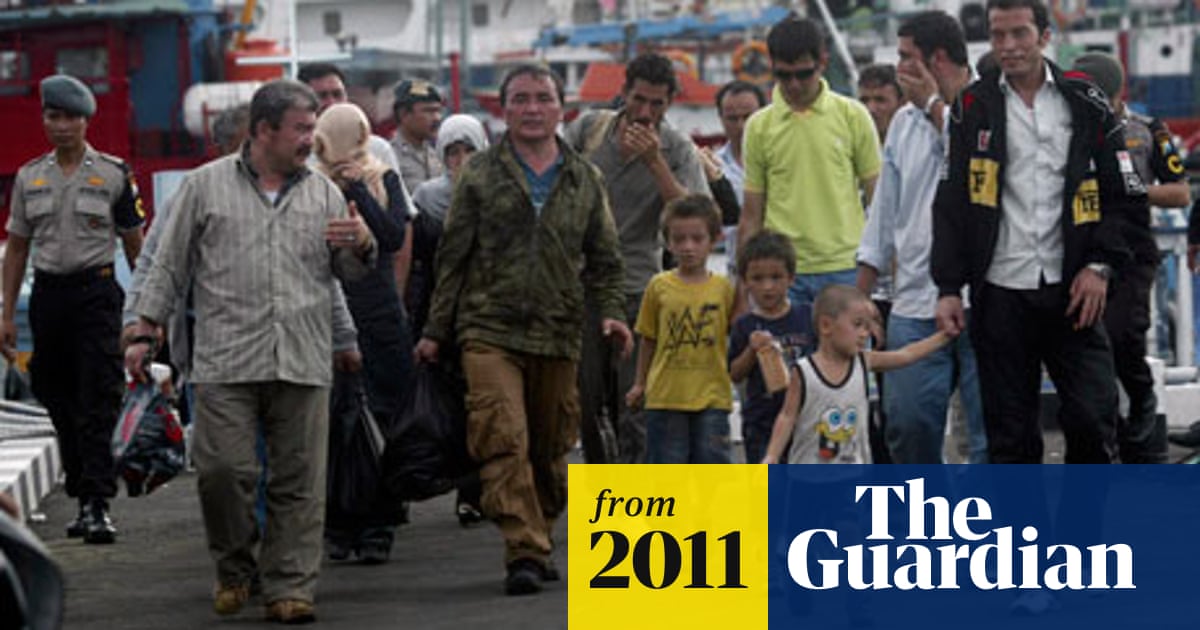 Australia offloads its first boatload of asylum seekers Australia news The Guardian Australia offloads its first boatload of asylum seekers Australia news The Guardian