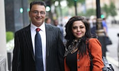 Former Metropolitan police commander Ali Dizaei and his wife Shy