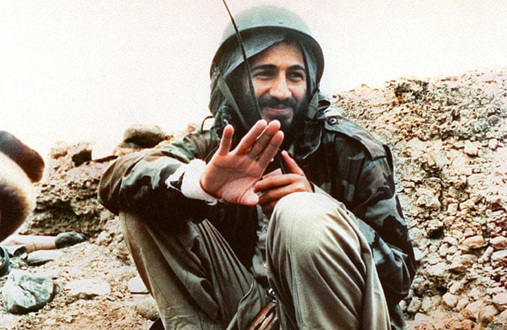 1989: Osama bin Laden in Afghanistan during the war with Russia Photograph: Sipa Press/Rex Features