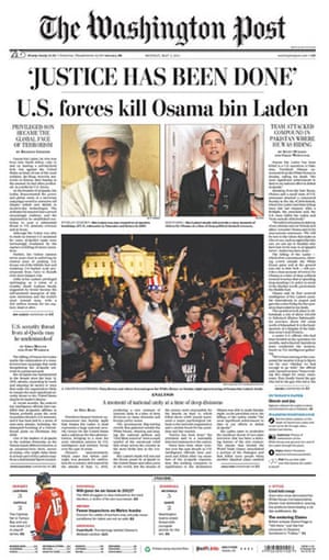 Newspapers on Osama: The Washington Post