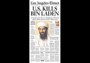 Newspapers on Osama: LA Times