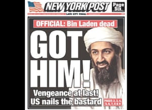 Newspapers on Osama: New York Post