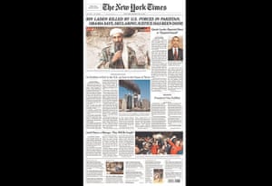 Newspapers on Osama: The New York Times