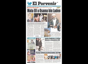 Newspapers on Osama: El Porvenir 