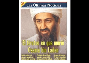 Newspapers on Osama: Las Últimas Noticias