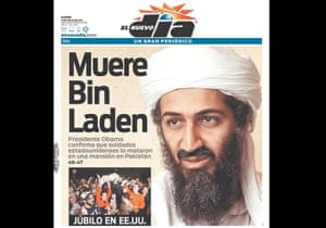 Newspapers on Osama: El Nuevo Día
