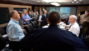 Osama Bin Laden Mission Barack Obama Meets And Watches In
