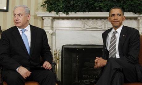 Barack Obama and Binyamin Netanyahu