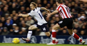 Premier League 2010-11: Tottenham Hotspur's Luka Modric goes past Sunderland's Jordan Henderson