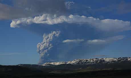 Grimsvotn volcano in Iceland