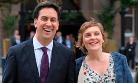Ed Miliband and Justine Thornton