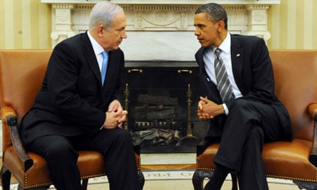 Binyamin Netanyahu meeting with Barack Obama