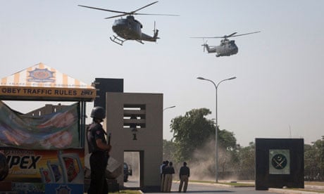 Entrance to Pakistan's army headquarters after an attack by militants in Rawalpindi in 2009