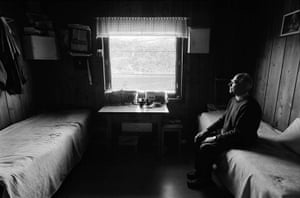 Elin Hoyland: Mathias alone sitting on his bed
