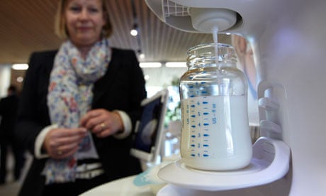 Nestlé launches machine for milk | Breastfeeding | The Guardian