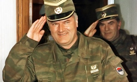 File photo of Ratko Mladic in Belgrade