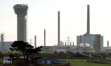 The Sellafield nuclear site near where five men were arrested under the Terrorism Act