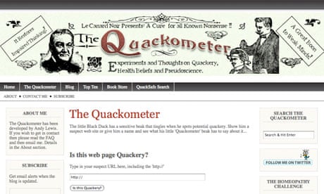 Quackometer blog