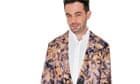 Alexis Petridis in print suit