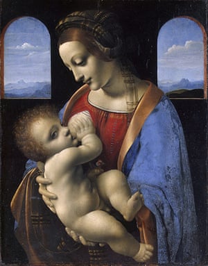 leonardo da vinci : The Virgin and Child ('Madonna Litta') by Leonardo