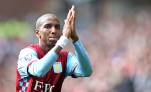 Top 50 transfer targets: Aston Villa's Ashley Young applauds the fans 