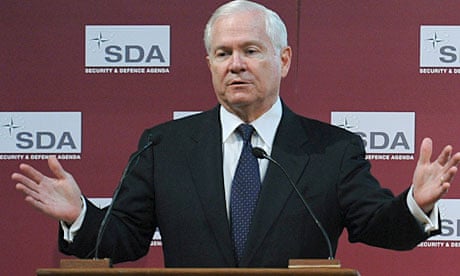 Robert Gates, US defence secretary, tells an audience in Brussels Nato risks military irrelevance