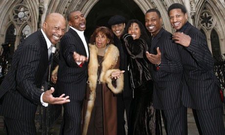 Faye Treadwell with the Drifters
