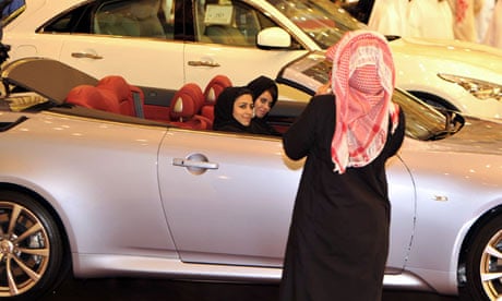 Saudi women motor show