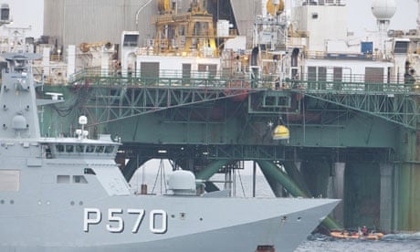 Danish navy commandos remove Greenpeace activists from Arctic drilling rig
