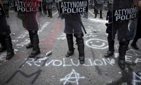 Greece IMF protests
