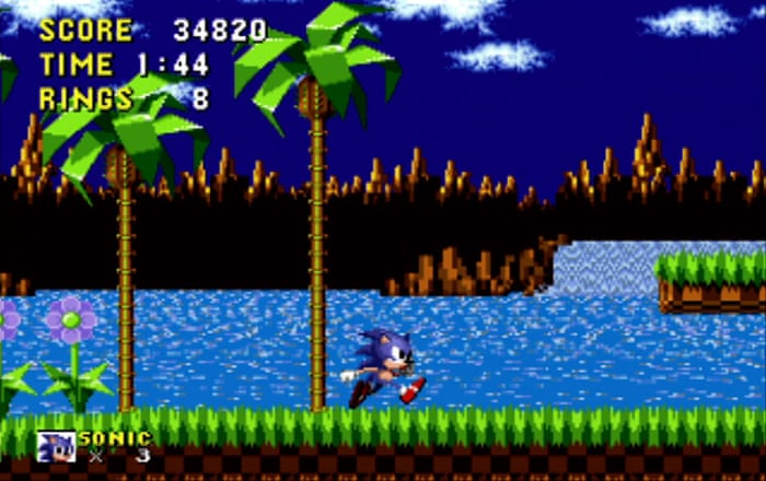 Sonic Platformer Game