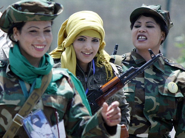 Gaddafi's female soldiers – in pictures | World news | The Guardian