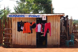 Running with Kenyans: The running shop in Iten