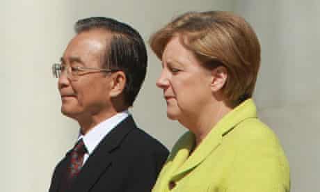 Jiabao and Merkel