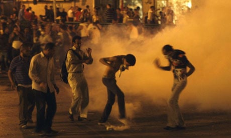 Clashes in Tahrir Square
