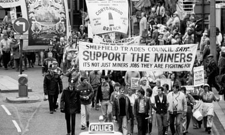 Sheffield Trades Council march - miners' strike 1984