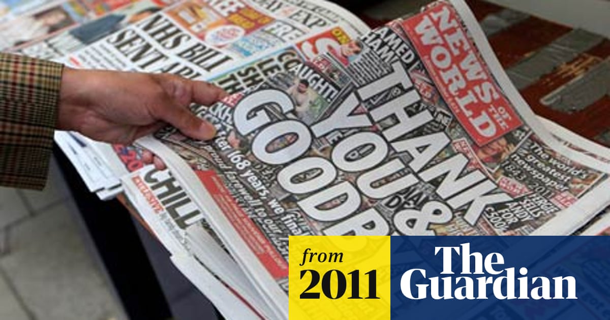 News of the World staff stow parting barbs in final edition's ...
